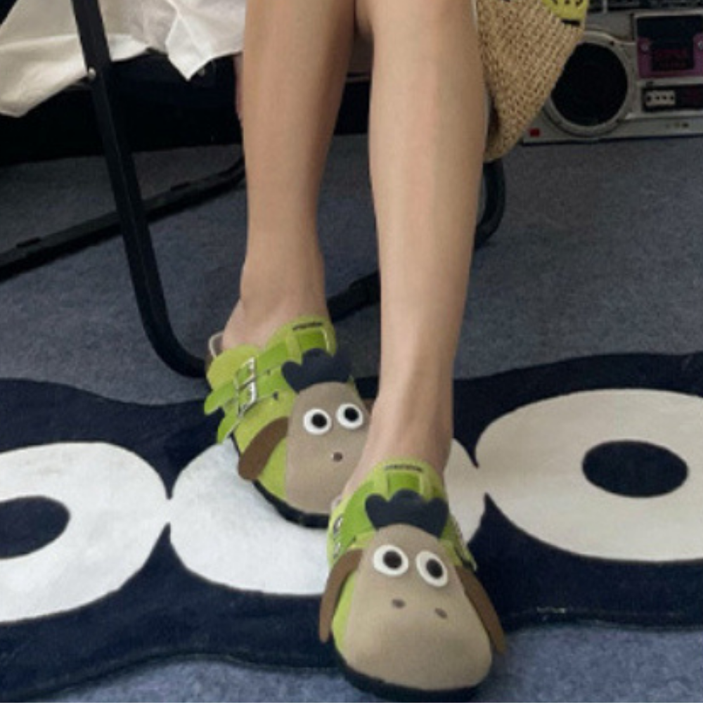 Cute Cartoon Baotou Bolken Shoes