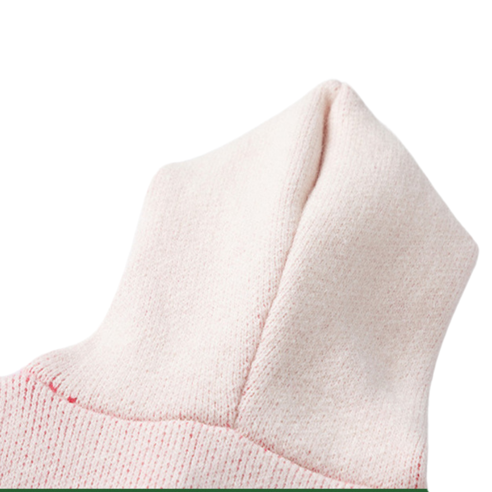 Street Zipper Graffiti Knitted Sweater