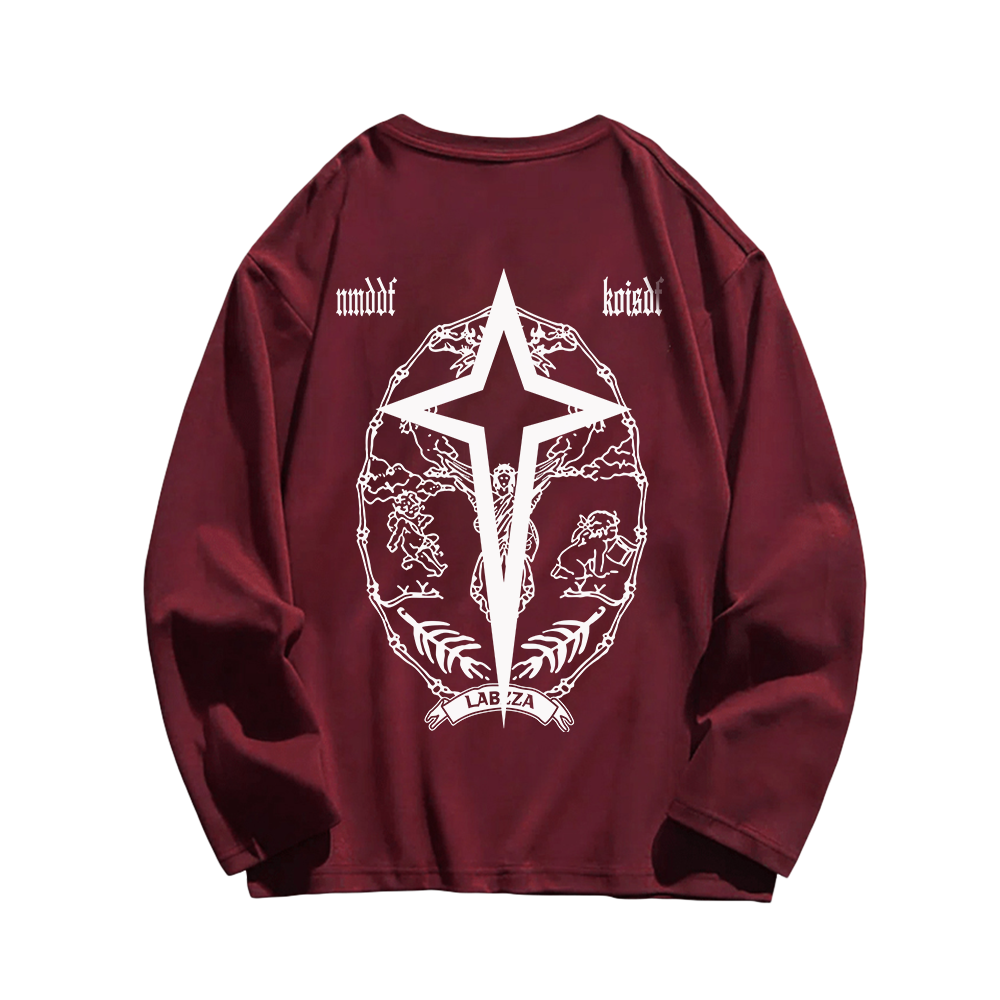 High Street Letter Graphic Long Sleeve Shirt