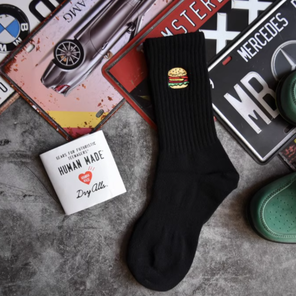 Hamburg Embroidered Socks