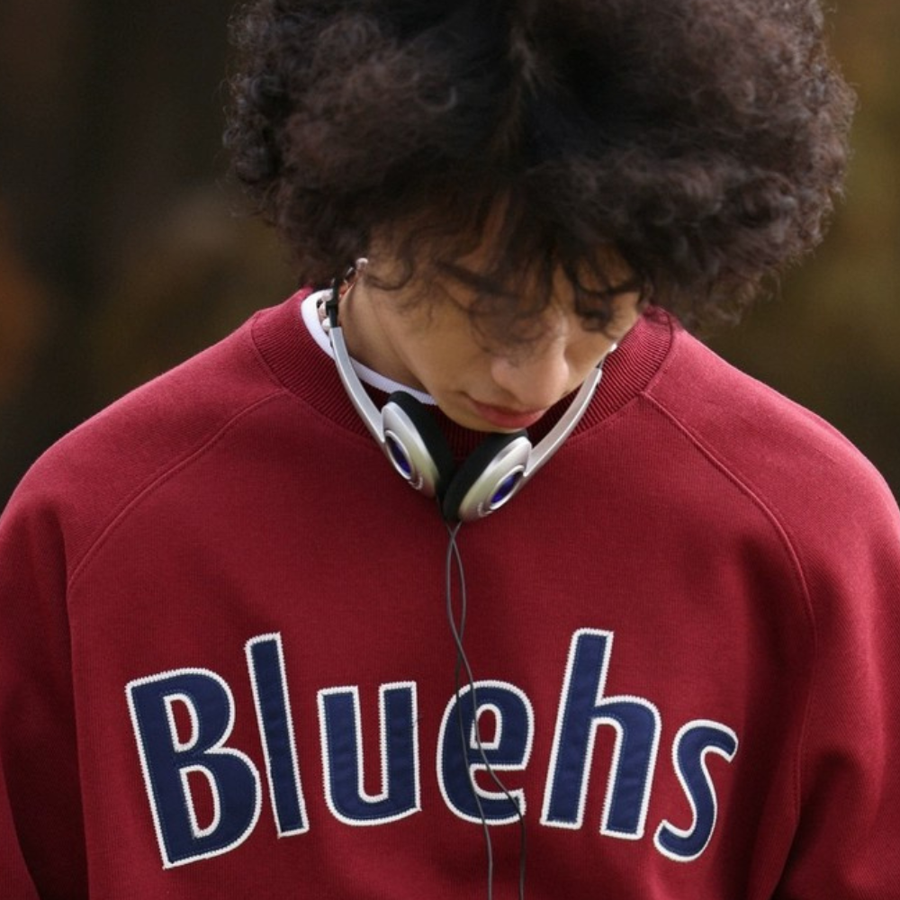 Japanese Simple Printed Sweatshirt