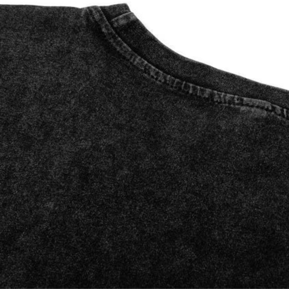 Purple Gothic Lettering Washed Vest