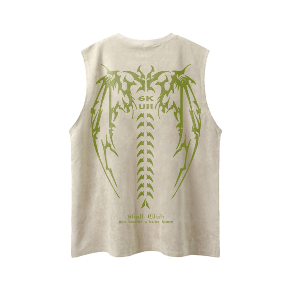 6Kull Bone Wings Summer Vest