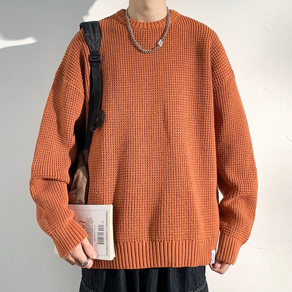 Simple  Solid Color Sweater