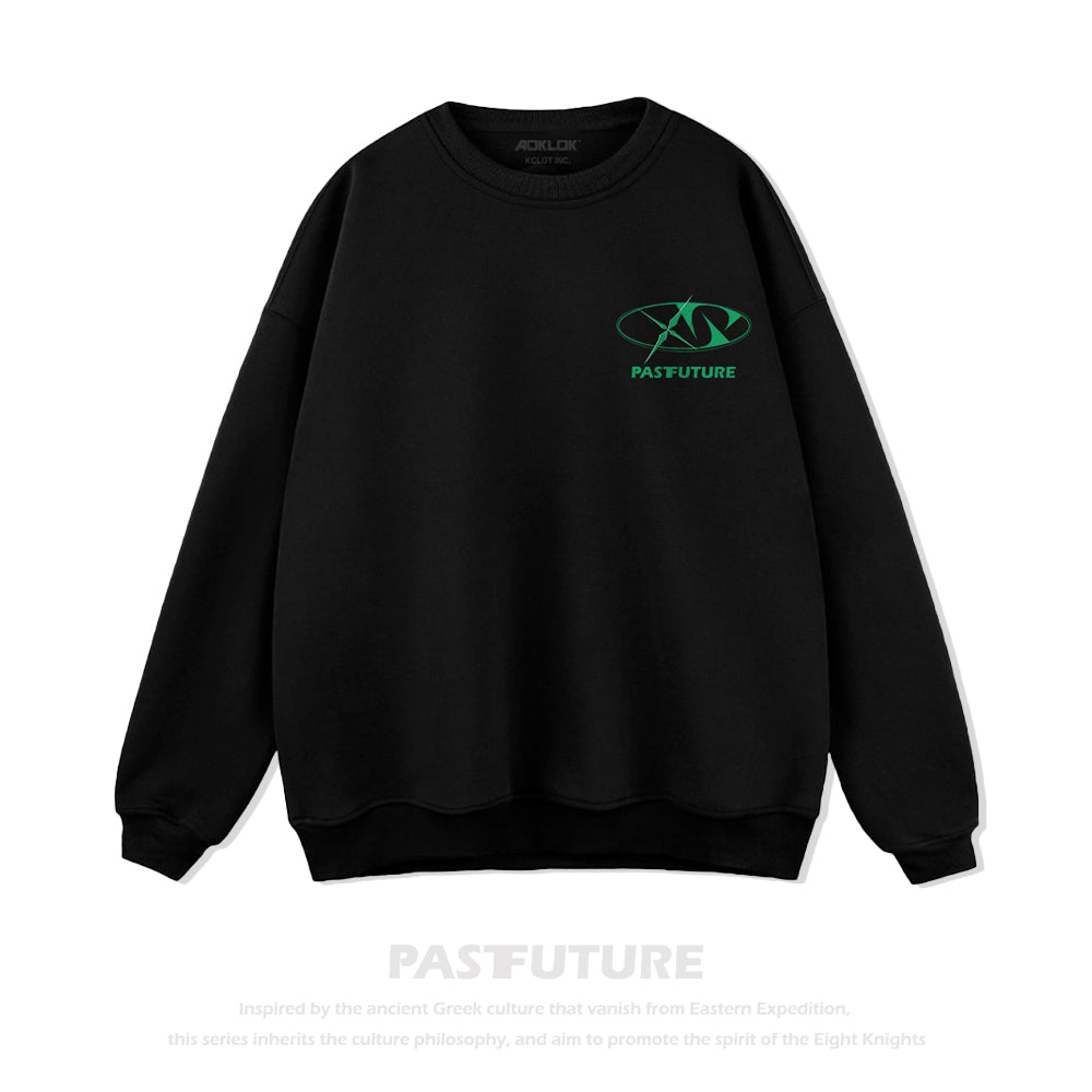 Past Future | Four-pointed Star Design Sweatshirt