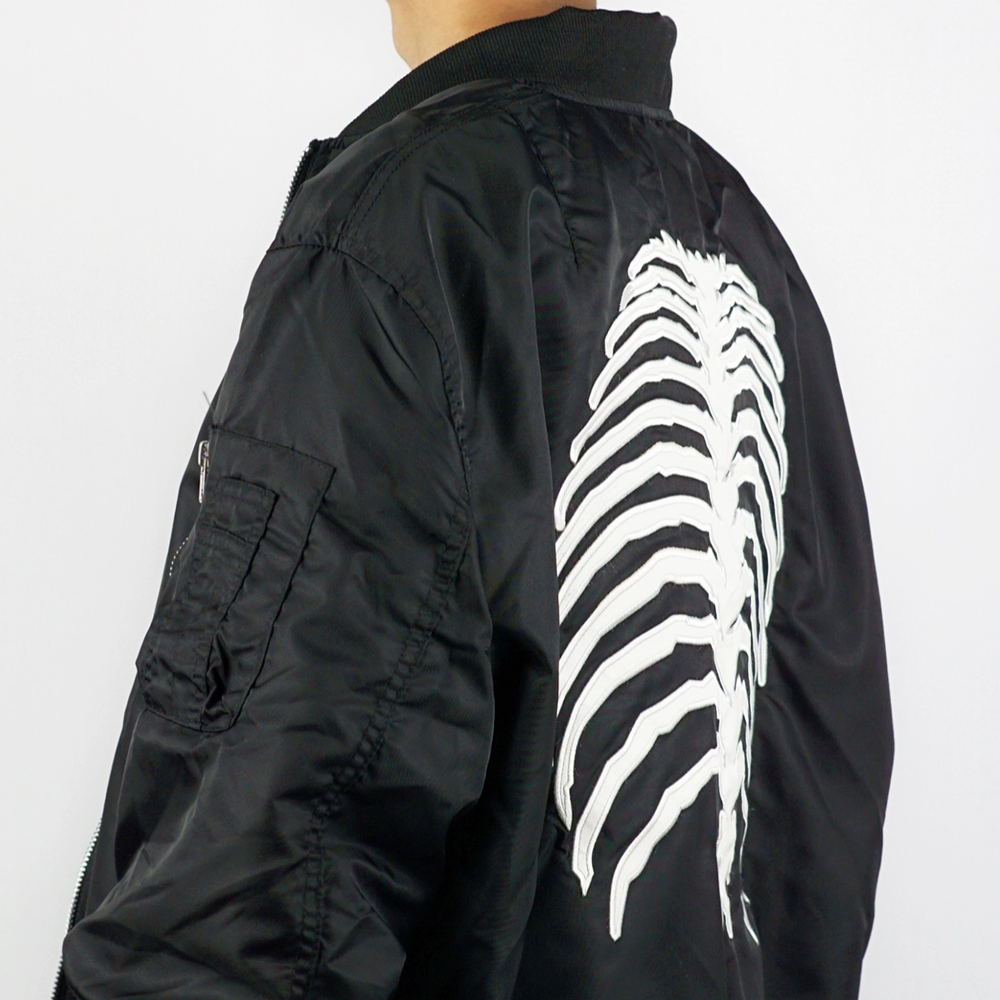 American Black Skull Skeleton Jacket