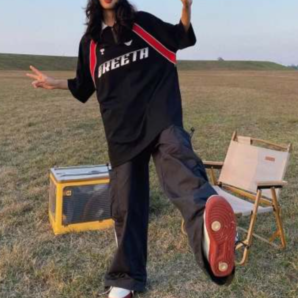 American Patchwork Polo Shirt