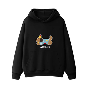 AG Embroidery Dachshund Dog In Birthday Hat Hoodie