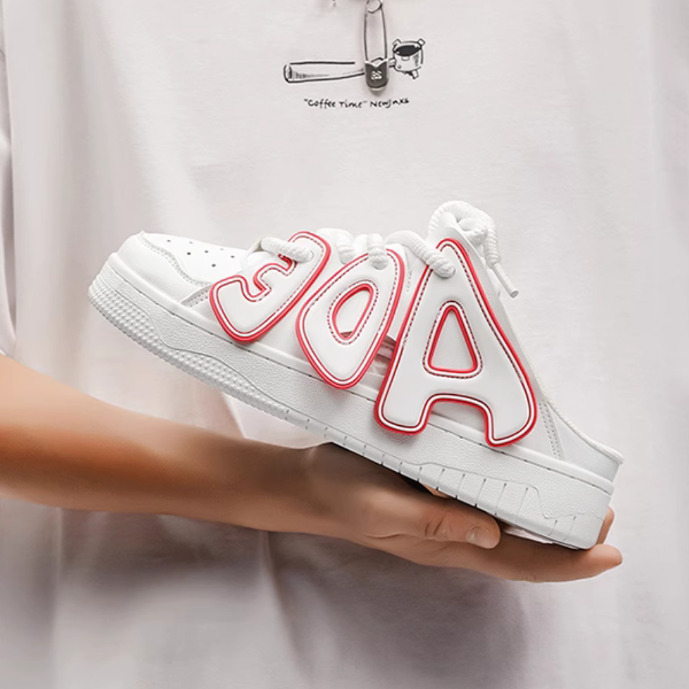 High Street Lettered Half Slip Shoes