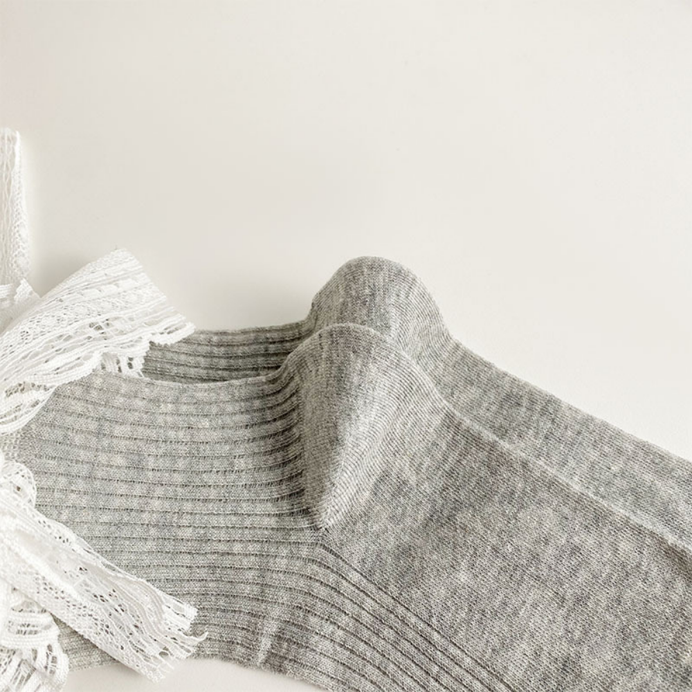 Lace Butterfly Socks