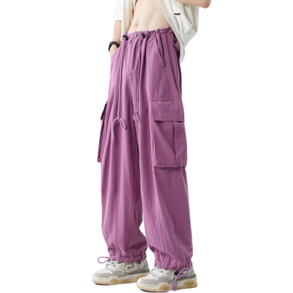 Bright-Colored Leggings Cargo Pants