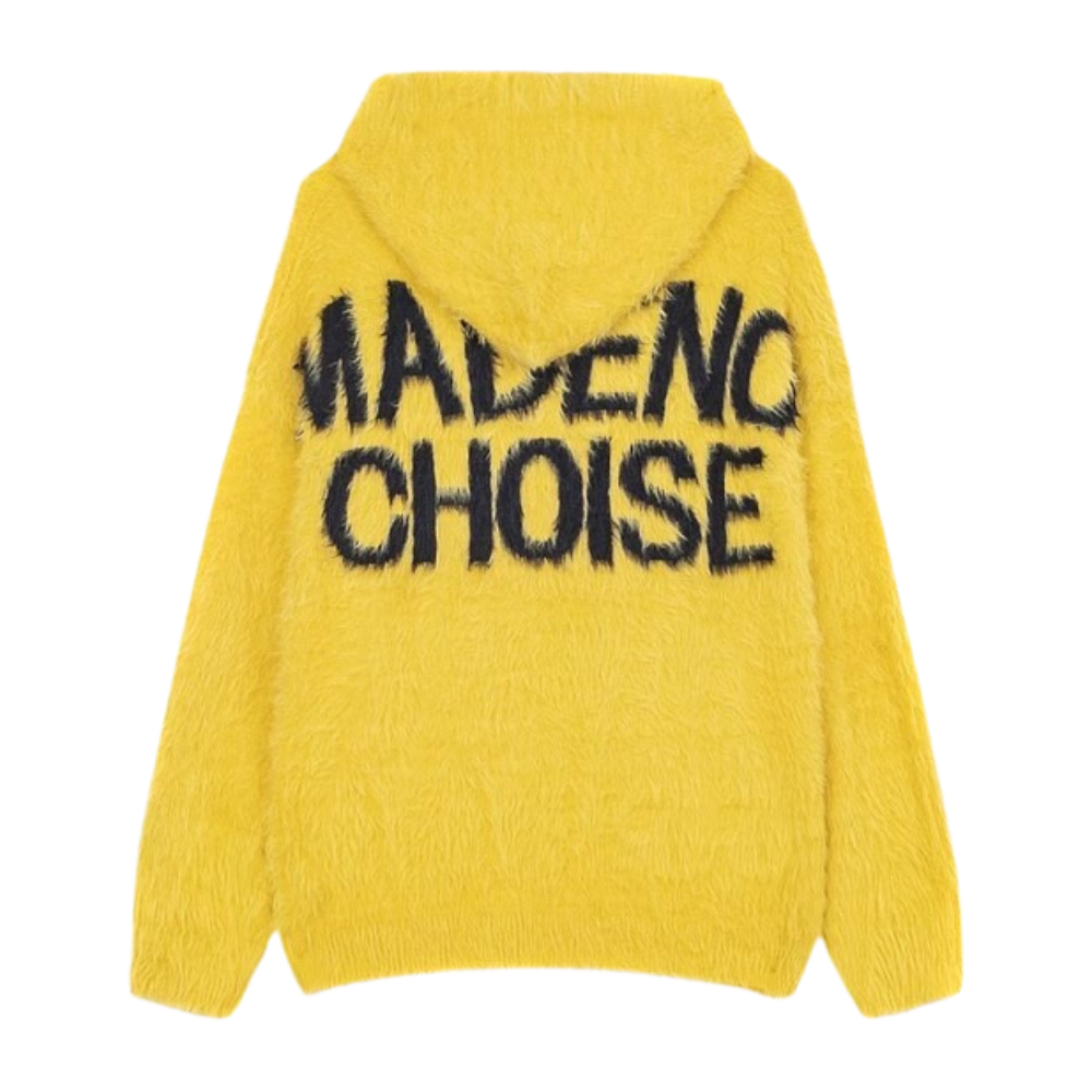 OOC' Vintage Loose Lettering Hooded Sweater