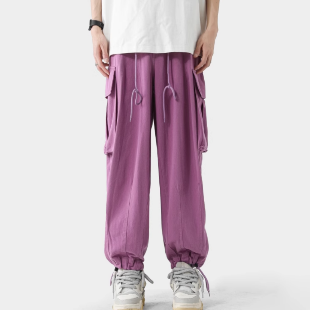 Bright-Colored Leggings Cargo Pants