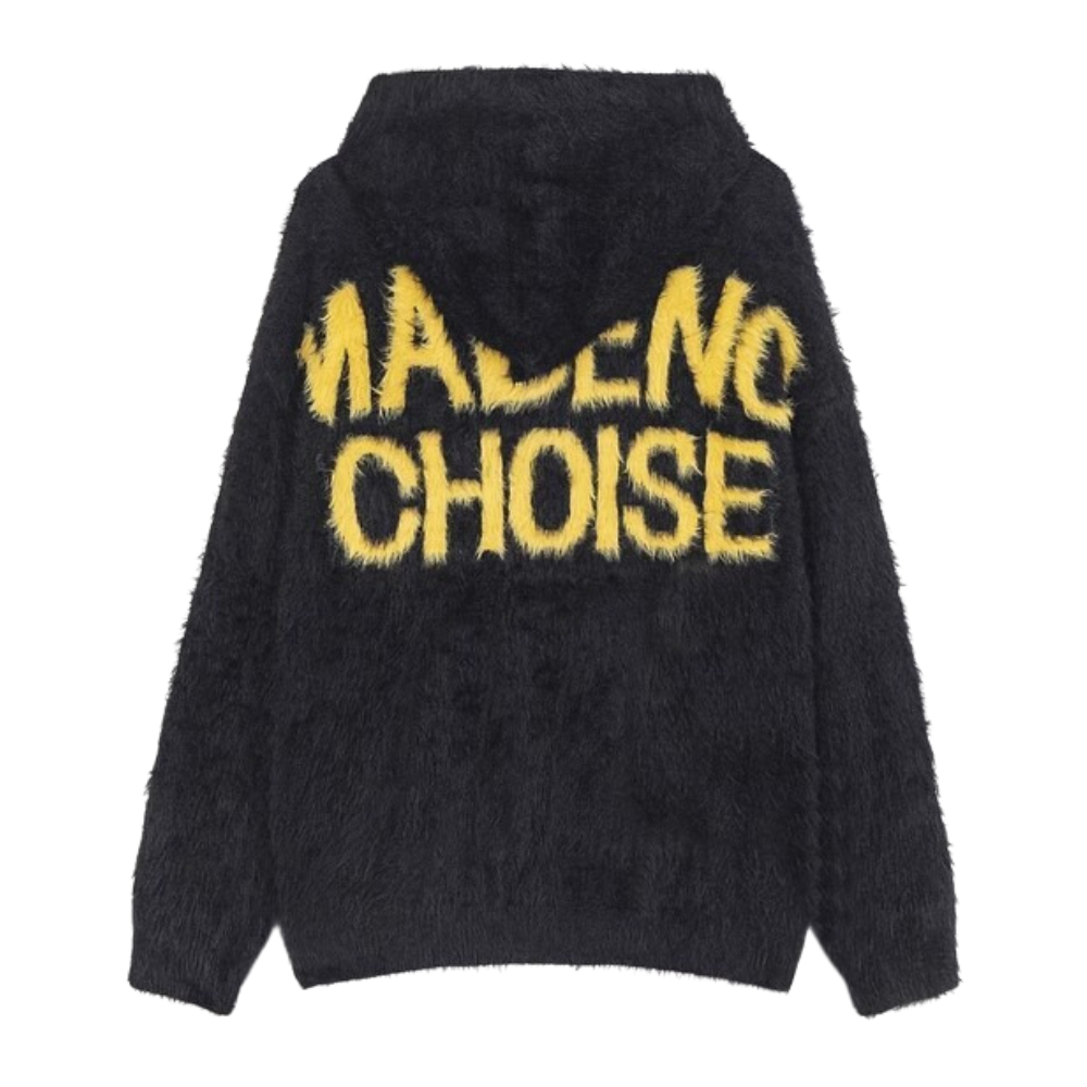 OOC' Vintage Loose Lettering Hooded Sweater