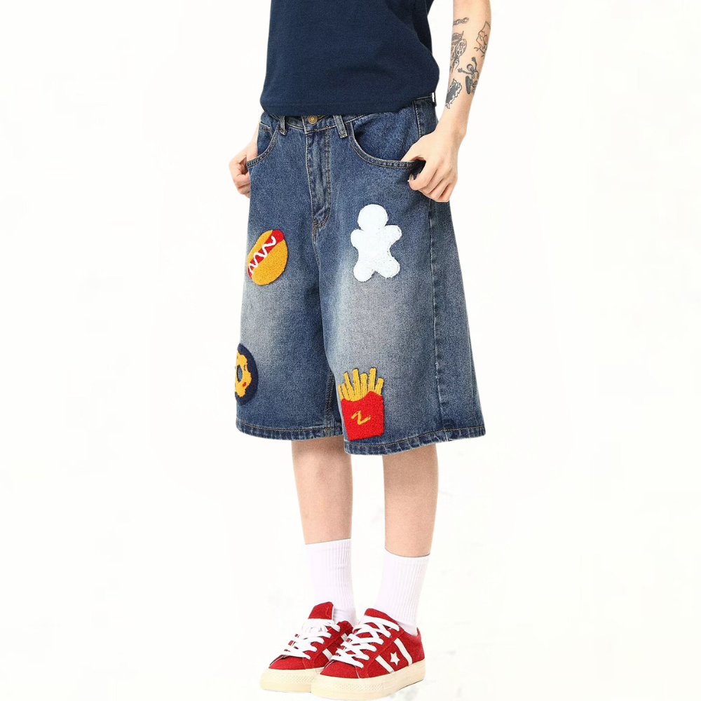 Street Burger Fries Shorts