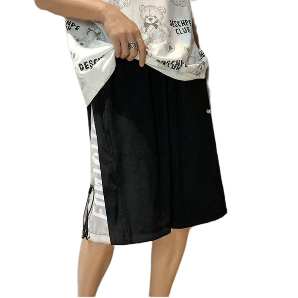 Athletic Panel Letter Shorts