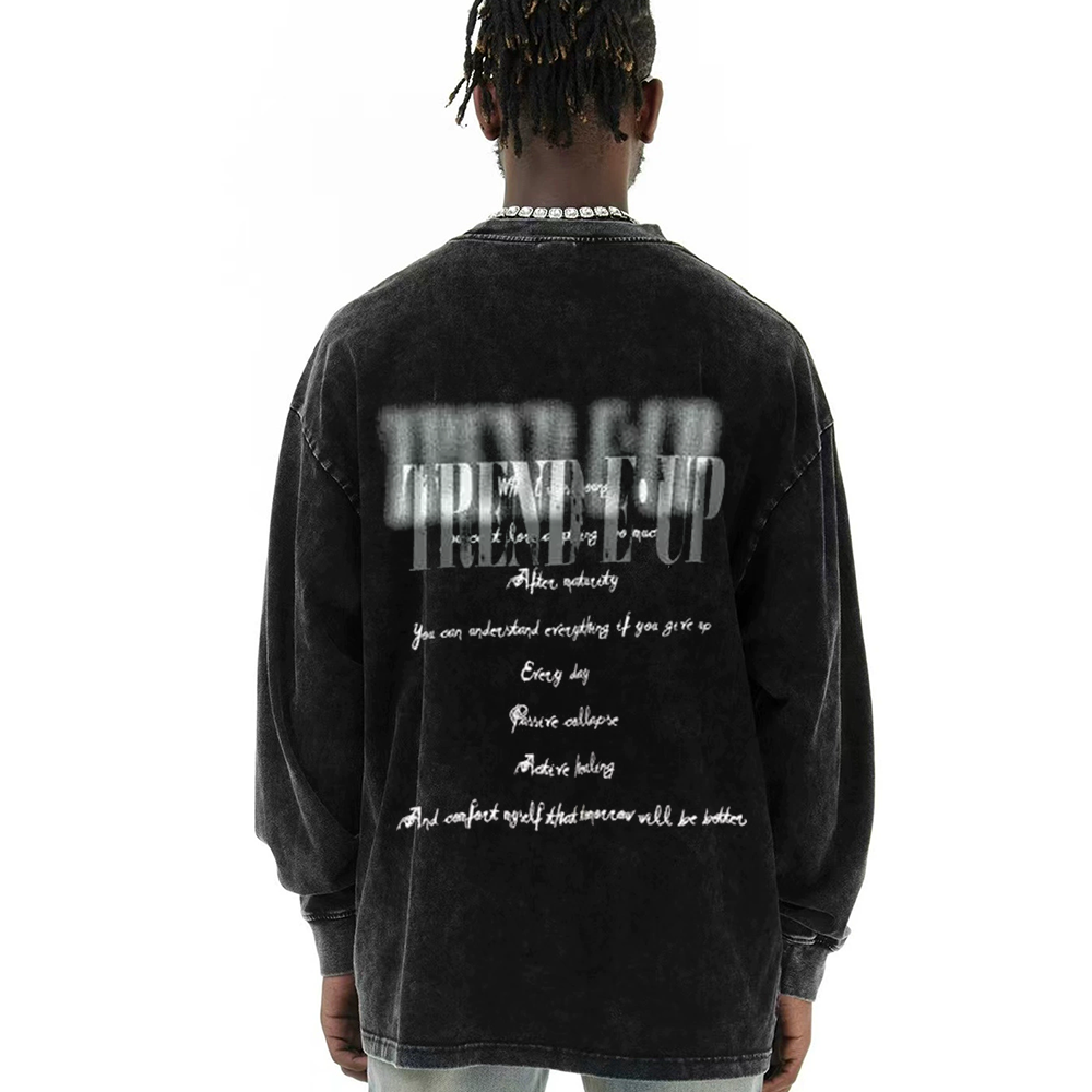 Star Letters Shadow Long-Sleeve Shirt