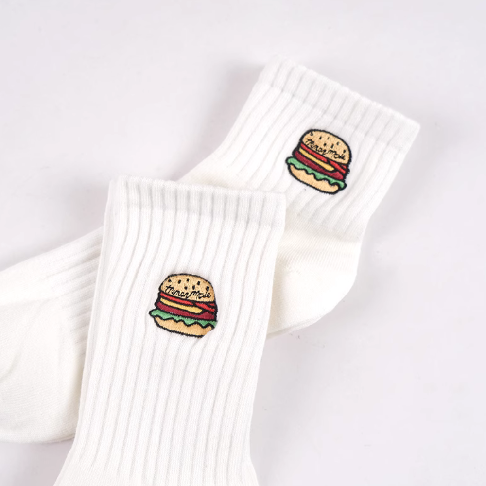Hamburg Embroidered Socks