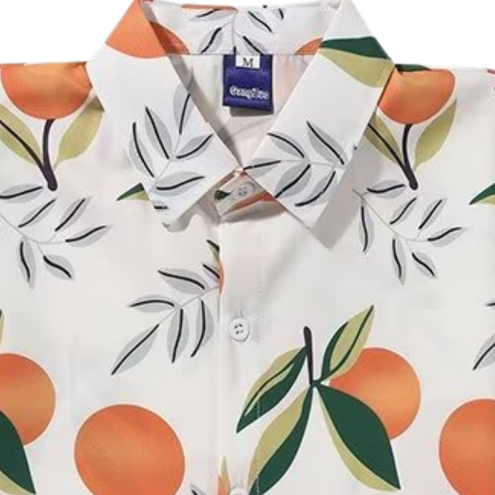 American Summer Orange Shirt