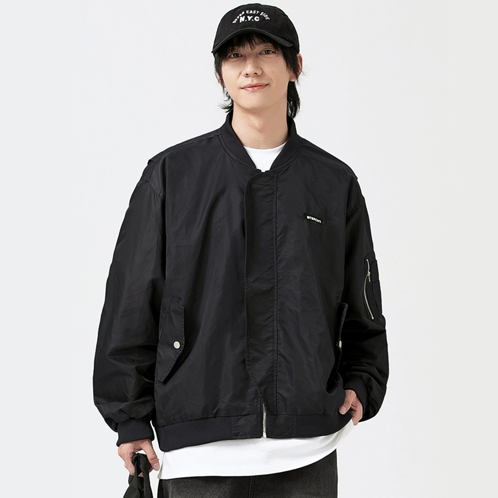 Vintage Loose Varsity Jacket