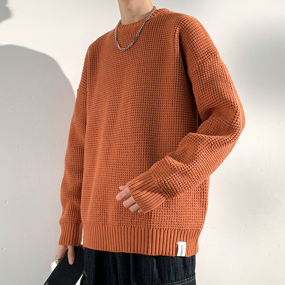 Simple  Solid Color Sweater