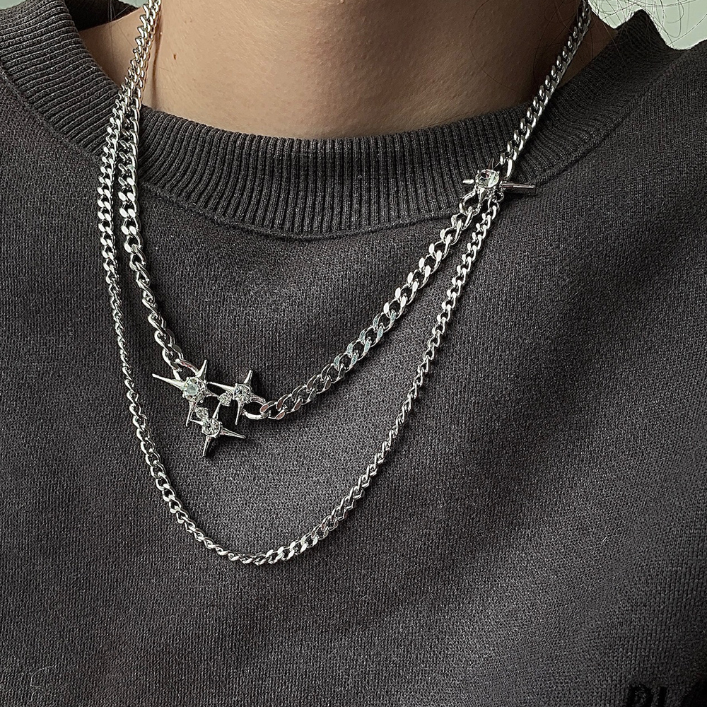 Urban Double Star Necklace
