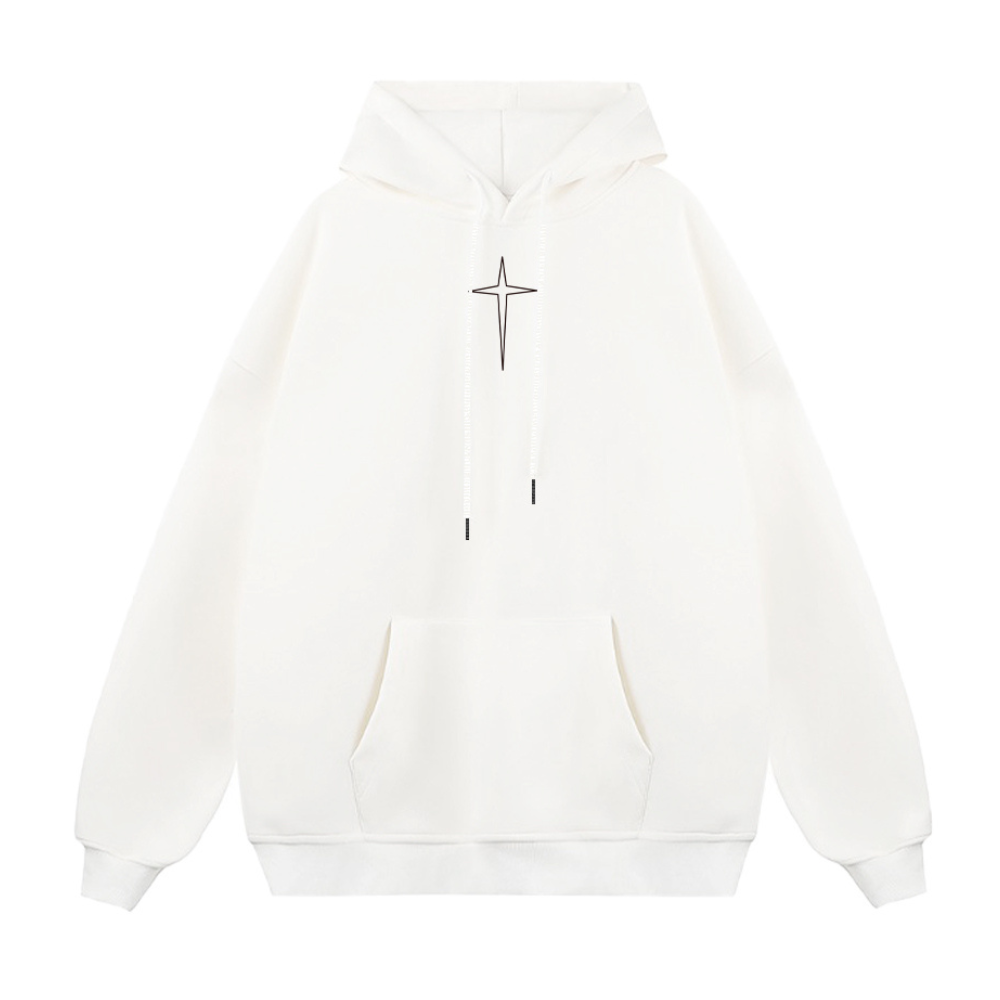 Past Future | Street Four-pointed Star Hoodie