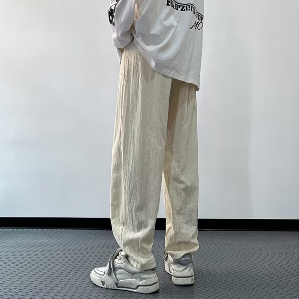 Japanese Solid Color Loose Sweatpants