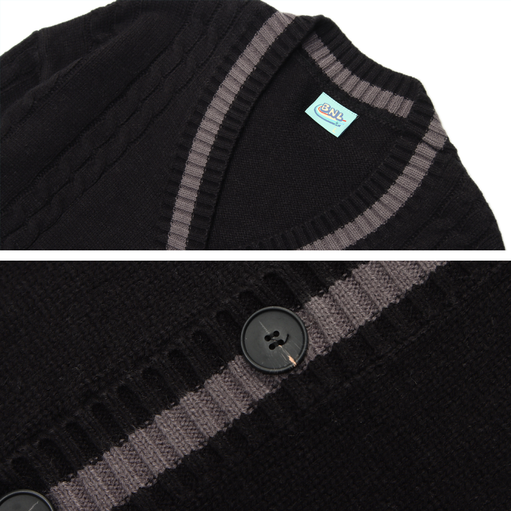 Simple Solid Color Cardigan Sweater