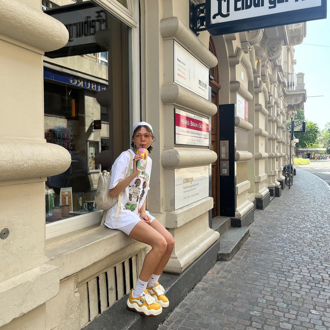 Hip Hop Street Boy Print Oversize T-Shirt