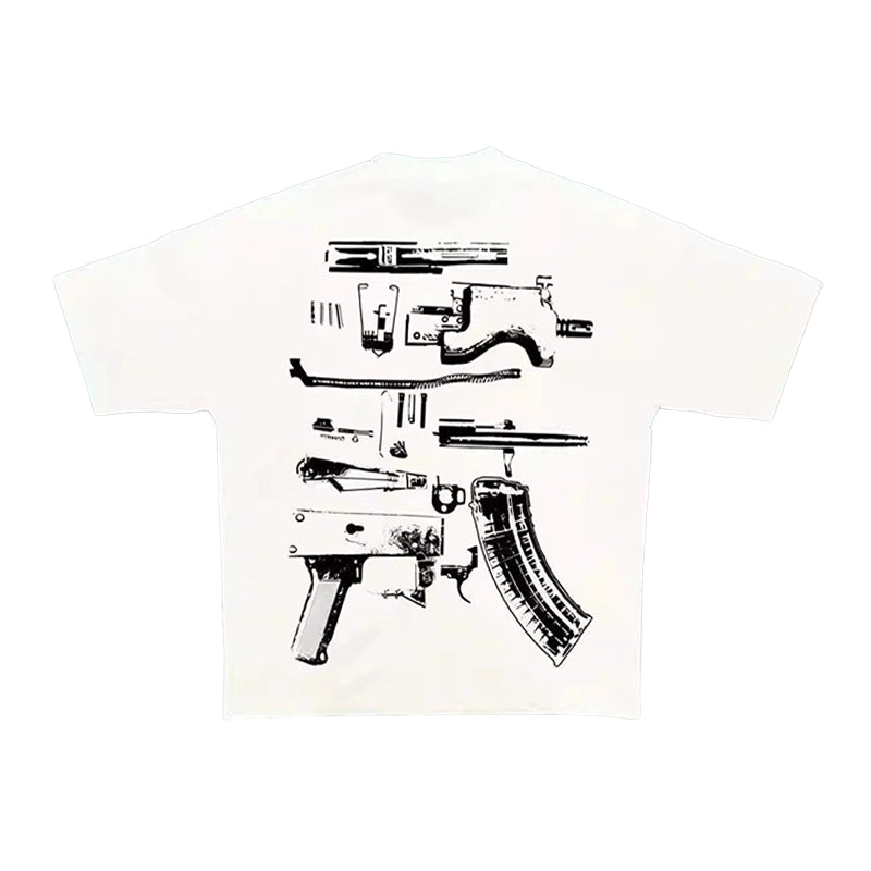 Art In War Firearm Component Brand T-Shirt
