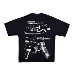 Art In War Firearm Component Brand T-Shirt Details