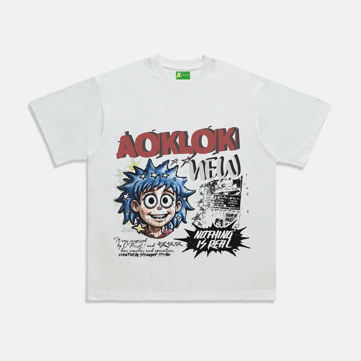 ⚡AG  Original Street Anime Style  Star Boy T-Shirt