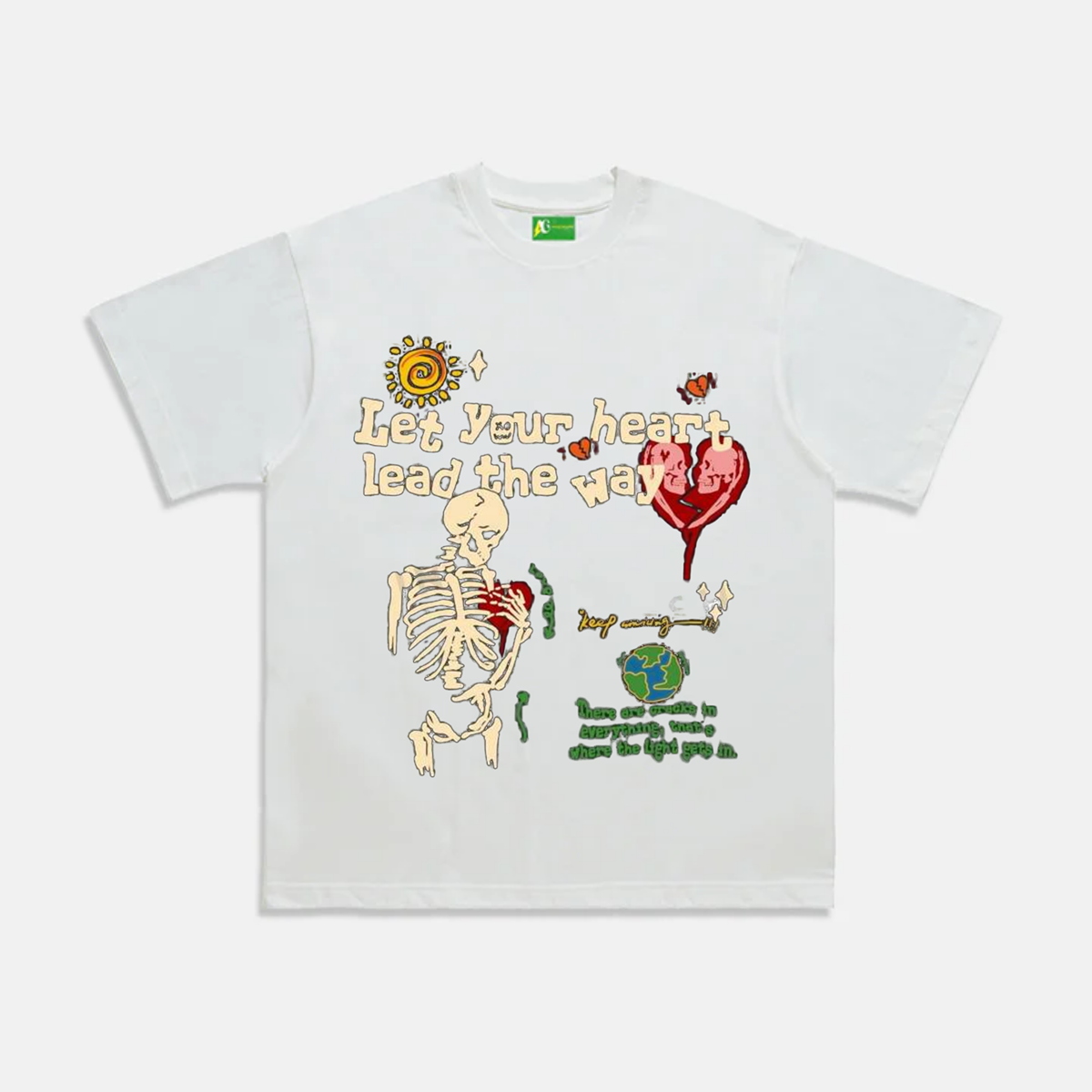 AG American Retror Skeleton Road T-shirt