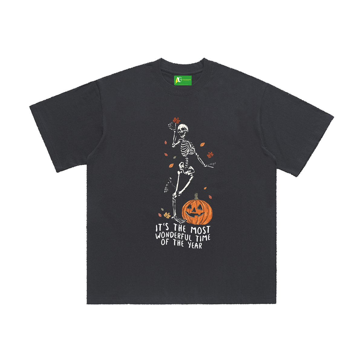 AG  Skeletons Dancing With Pumpkins T-shirt