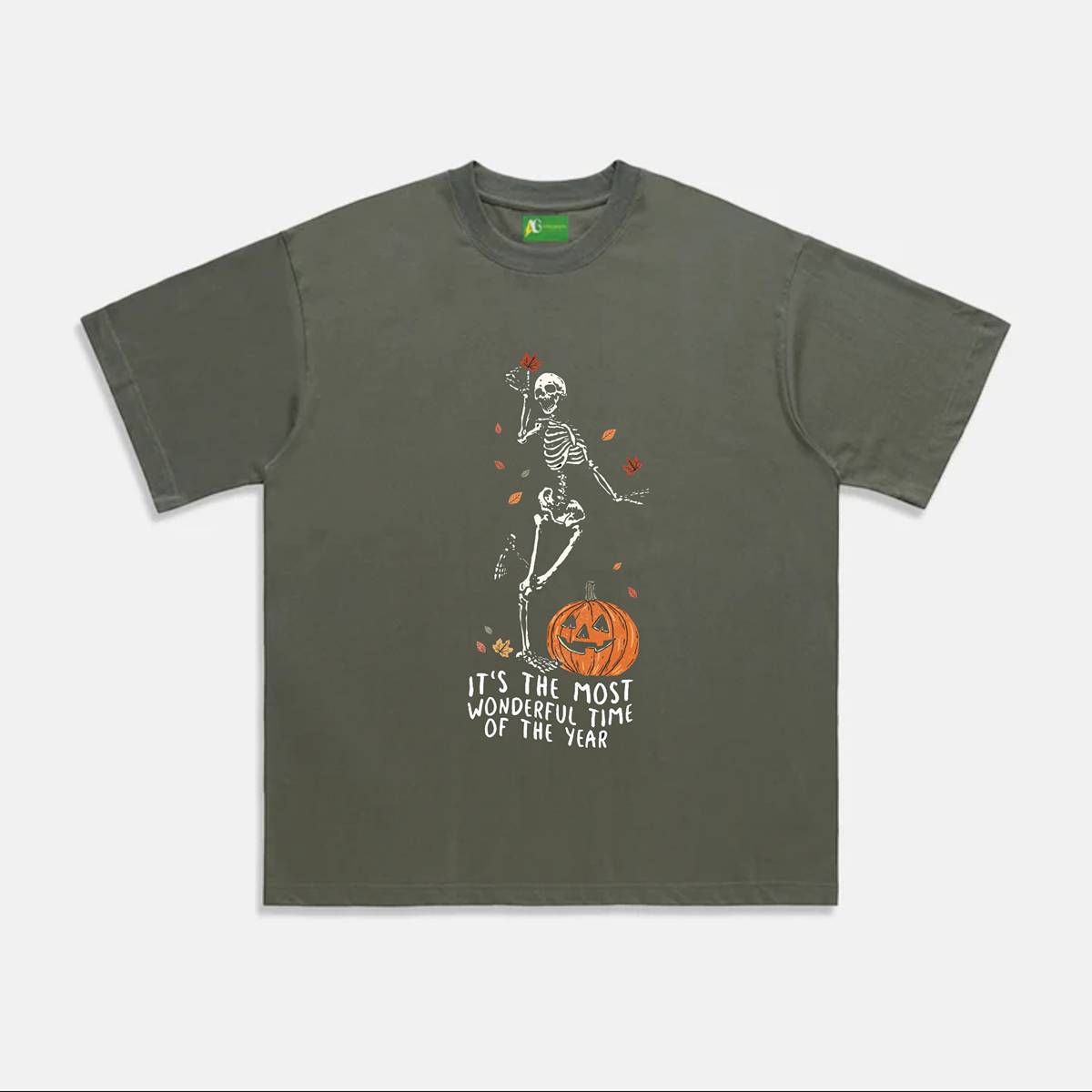 AG  Skeletons Dancing With Pumpkins T-shirt