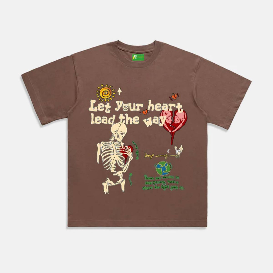 AG American Retror Skeleton Road T-shirt