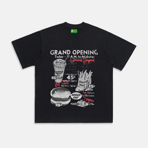 AG American Retror Classic Burger And Fries T-shirt