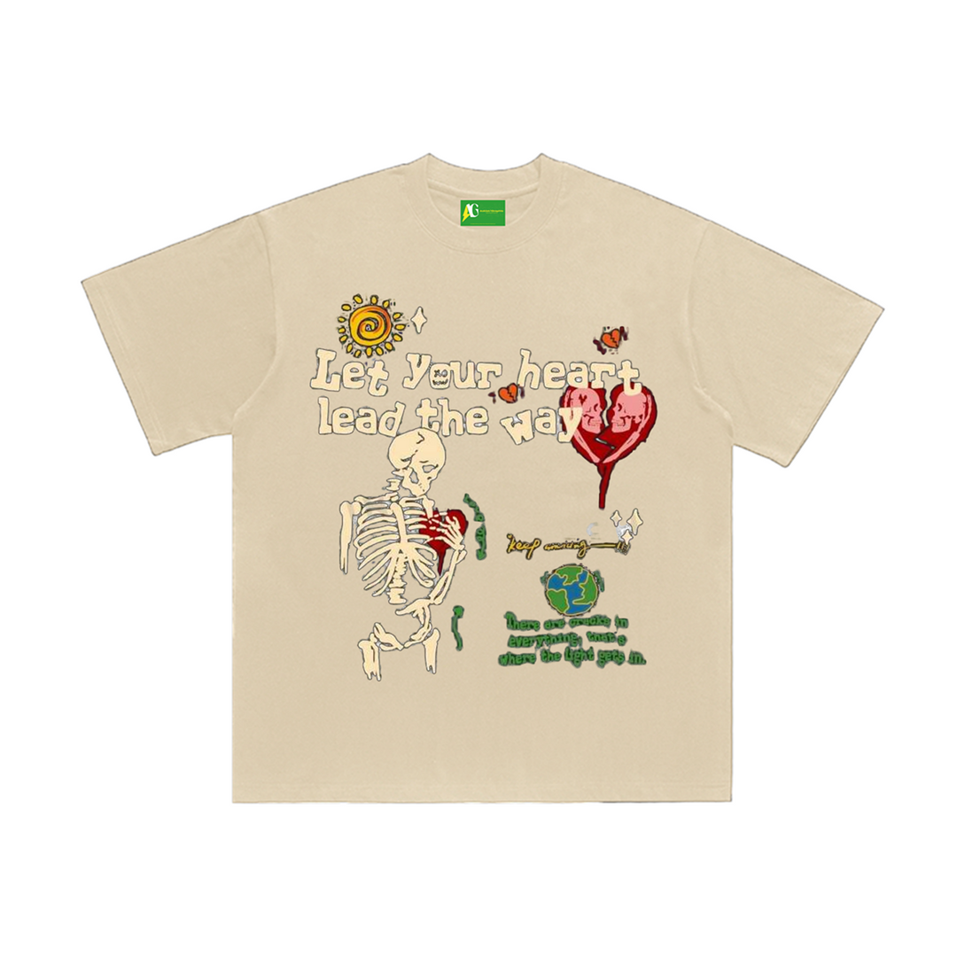 AG American Retror Skeleton Road T-shirt