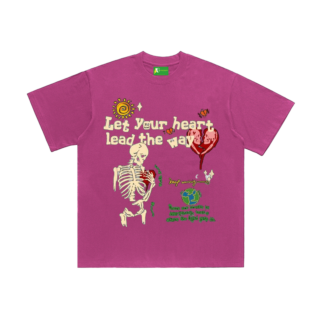 AG American Retror Skeleton Road T-shirt