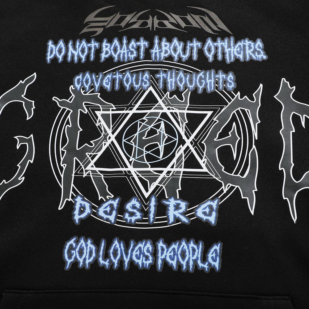 Magic Pattern Print Hoodie