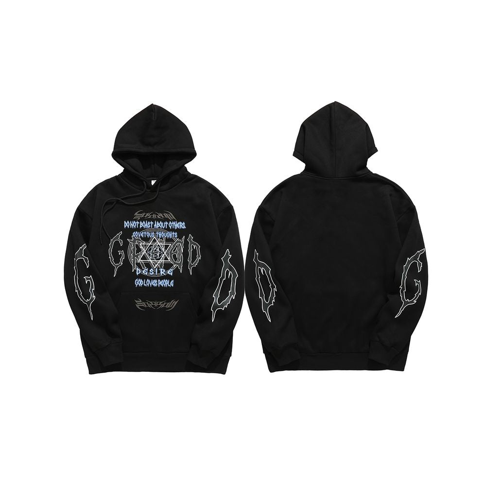 Magic Pattern Print Hoodie