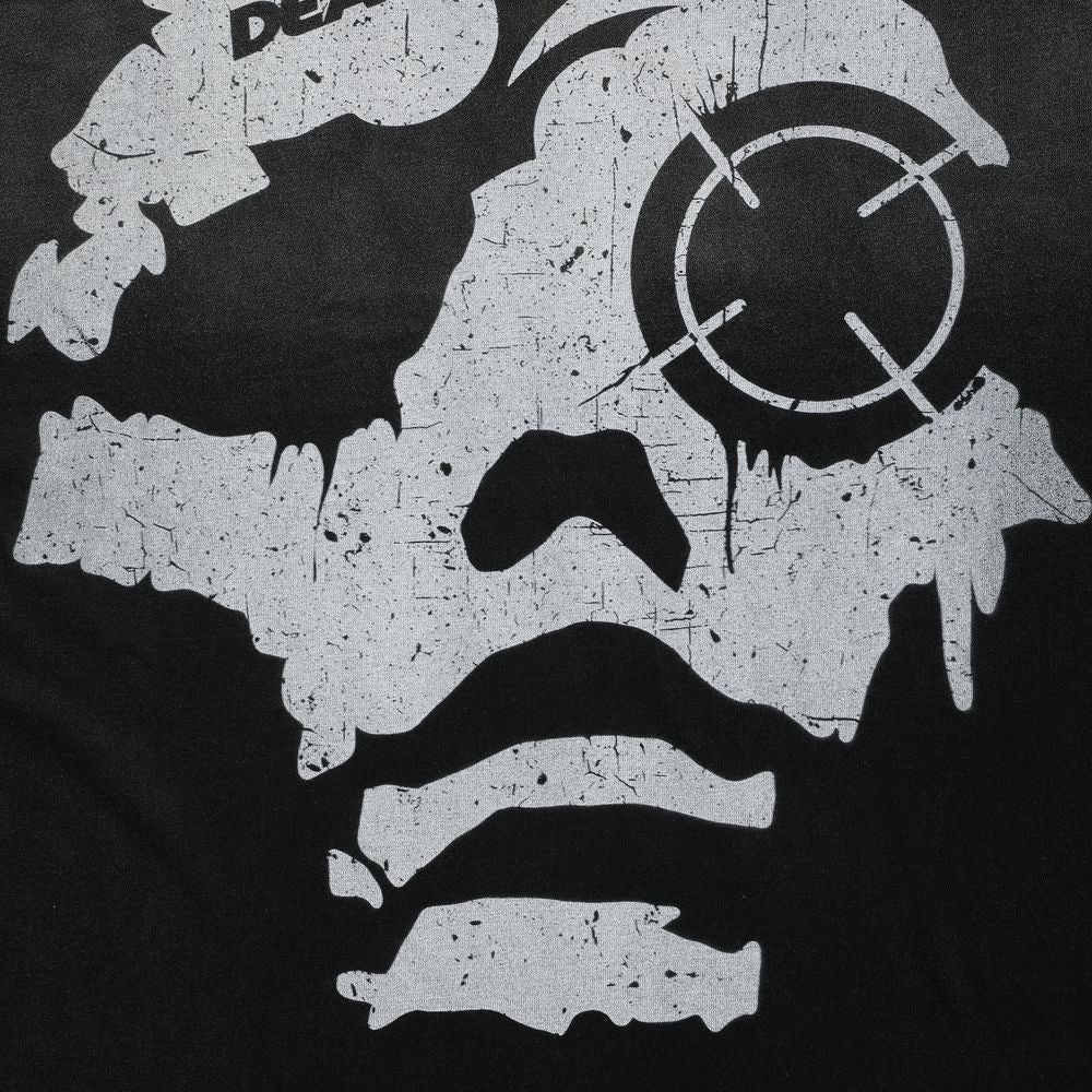 Bullet Hole Skull Print Sweatshirt