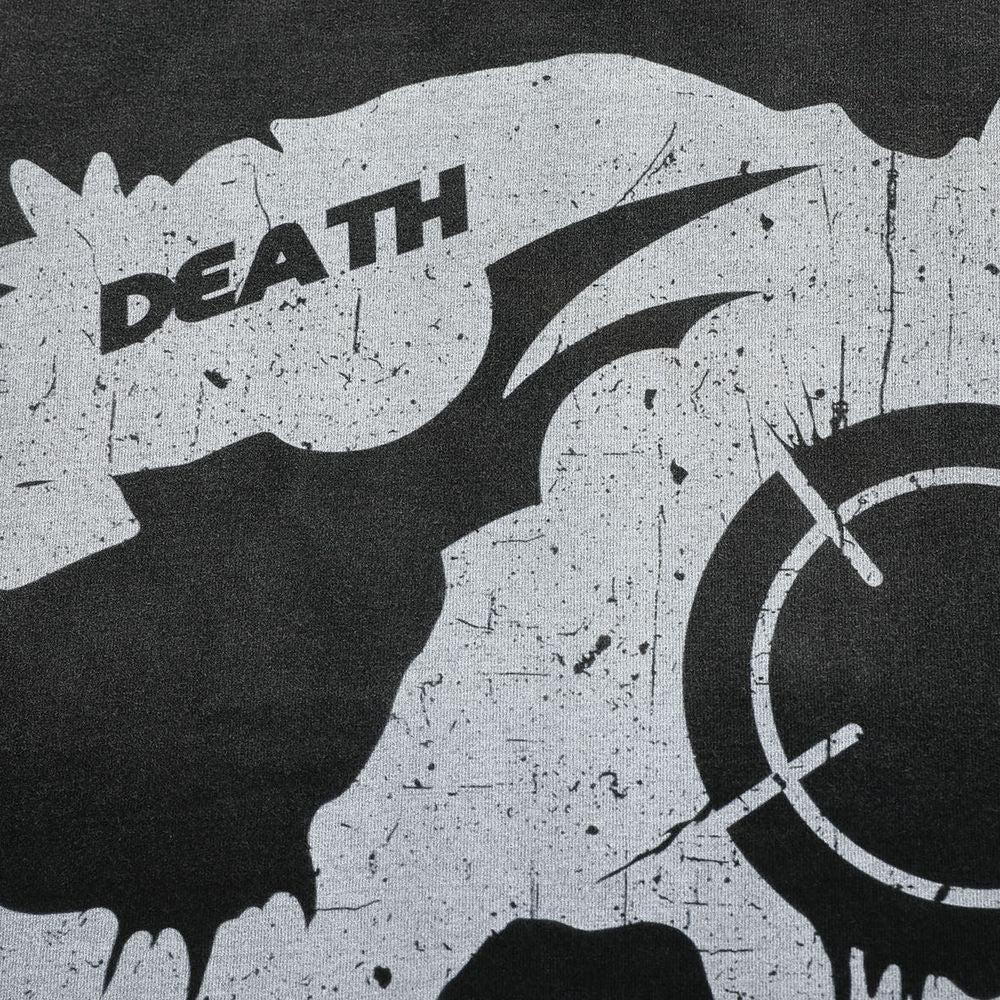 Bullet Hole Skull Print Sweatshirt