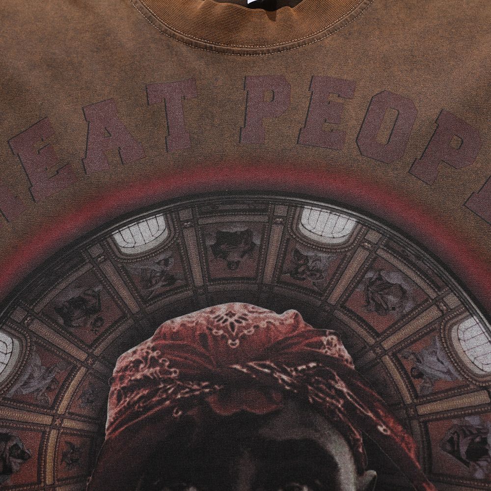 Old School Tupac Print Sweatshirt