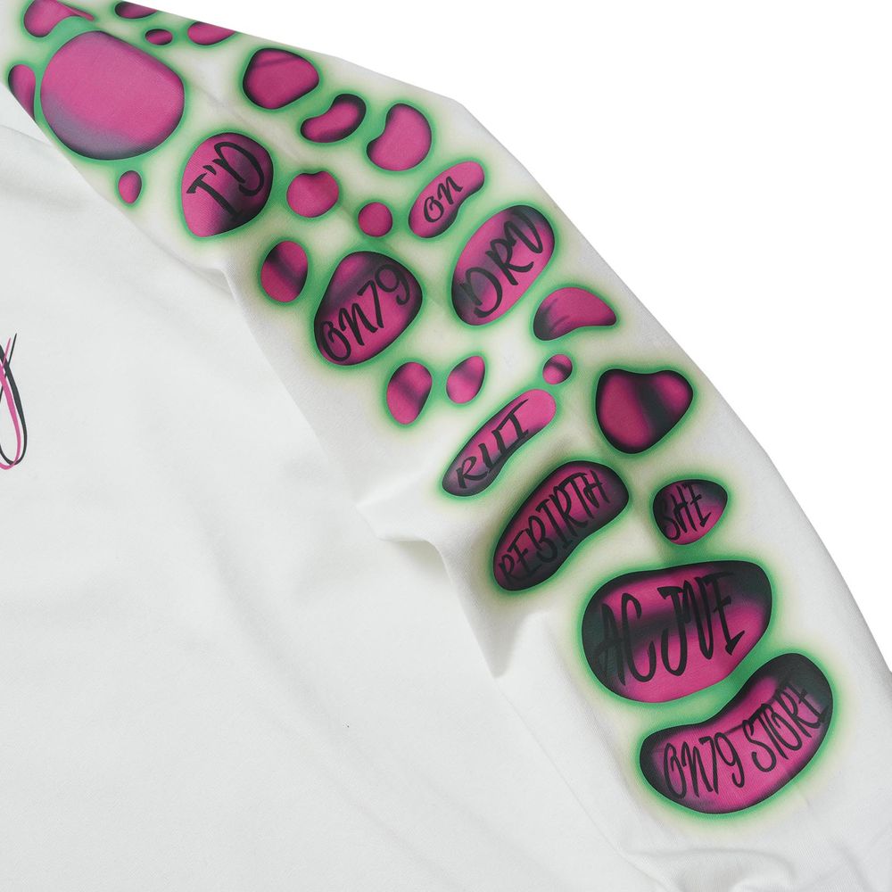 Pink Bubble Print Sweatshirt