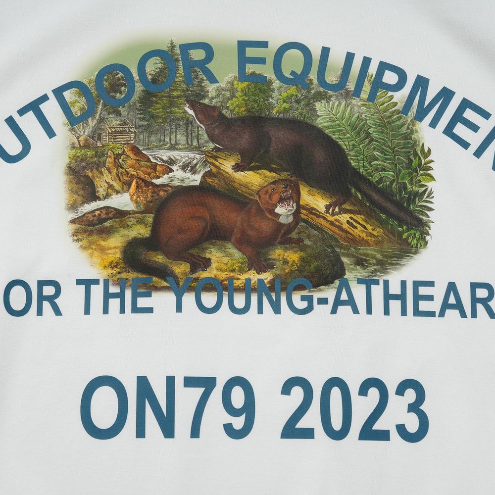 Outdoor Forest Print Sweatshirt