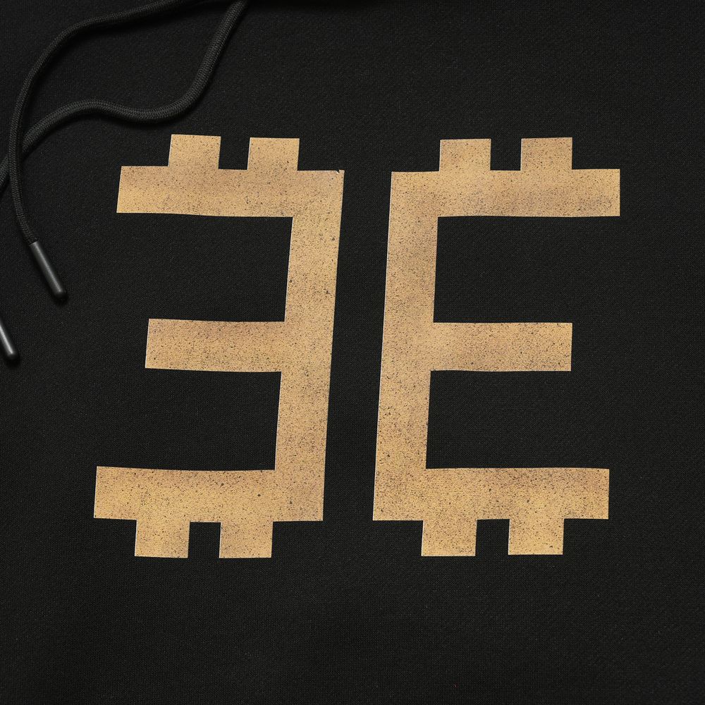 Gold Totem Print Hoodie