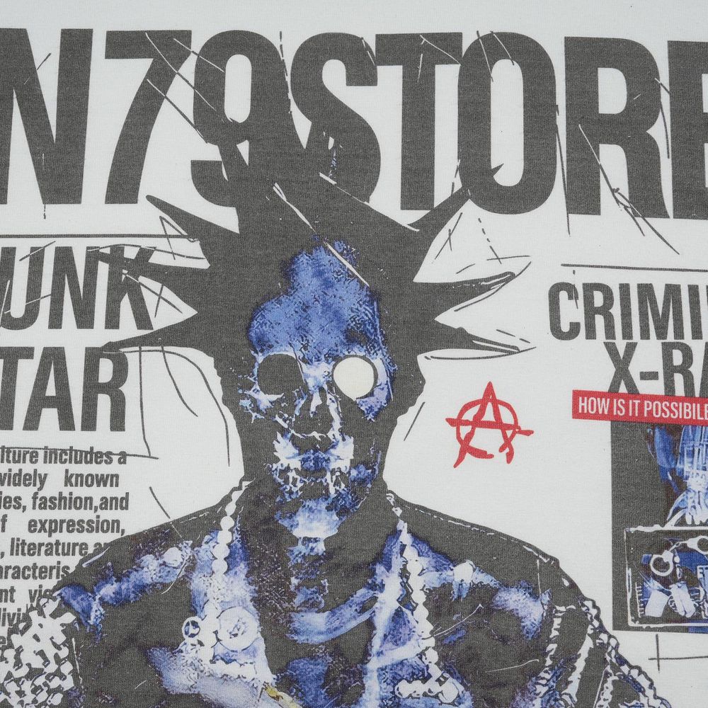 Skull Punk Star Sweatshirt