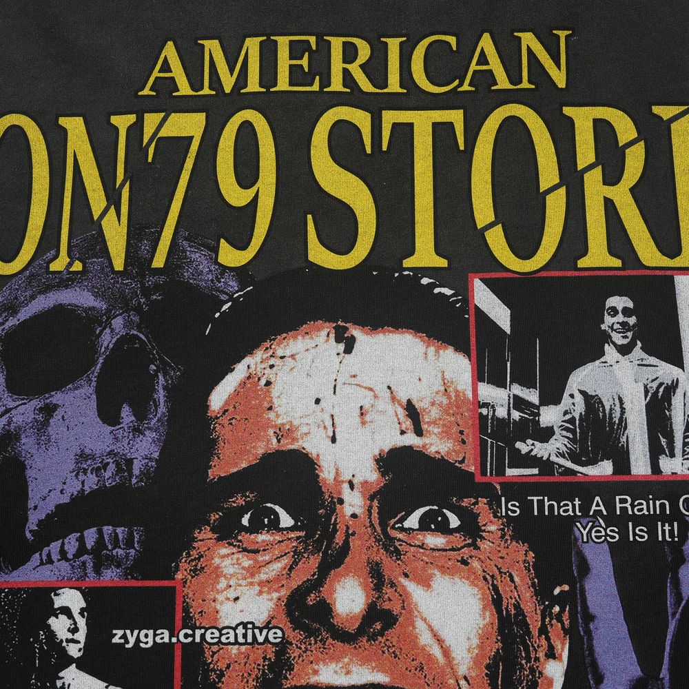 Dark Skull Sick Print Sweatshirt